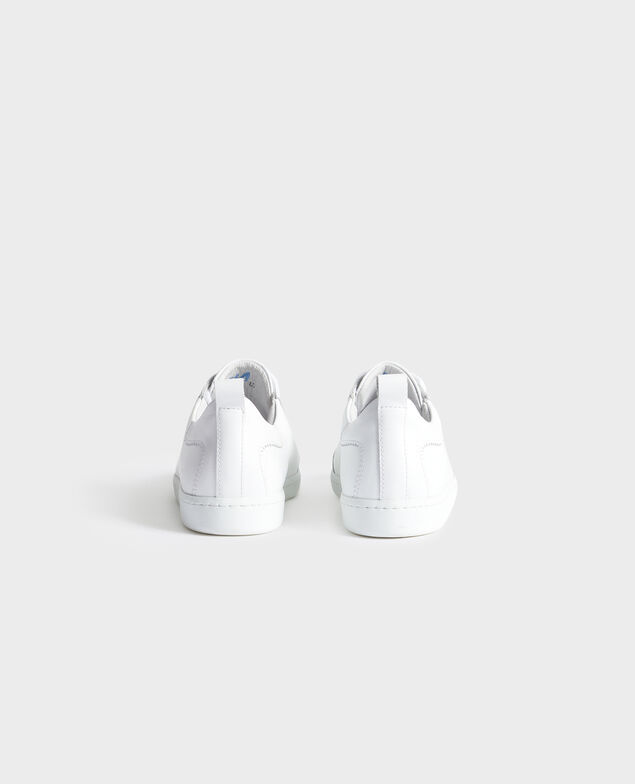 Sneakers de cuero con cordones Brilliant white