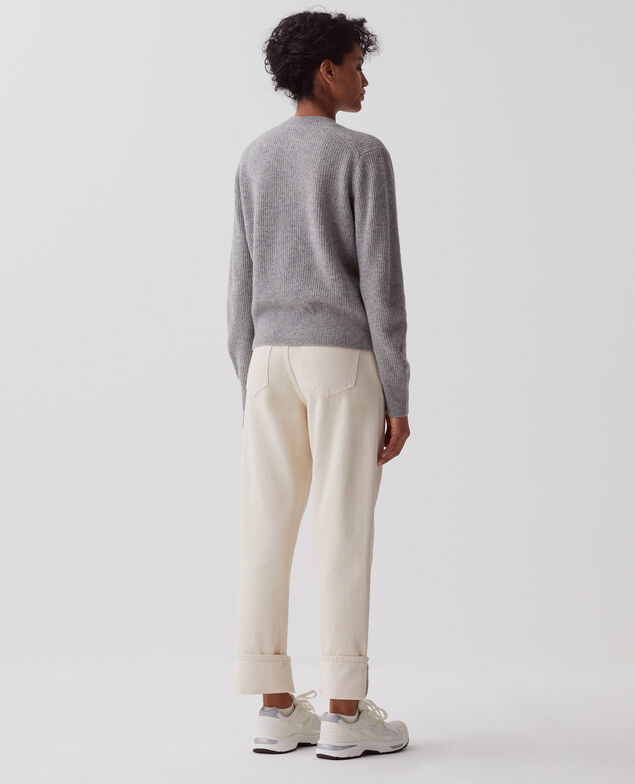 Cárdigan de lana U060 gray