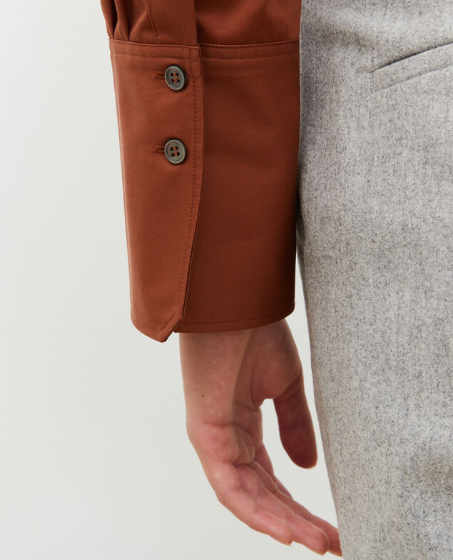  Camisa de hombre de algodón oversize Tortoise shell