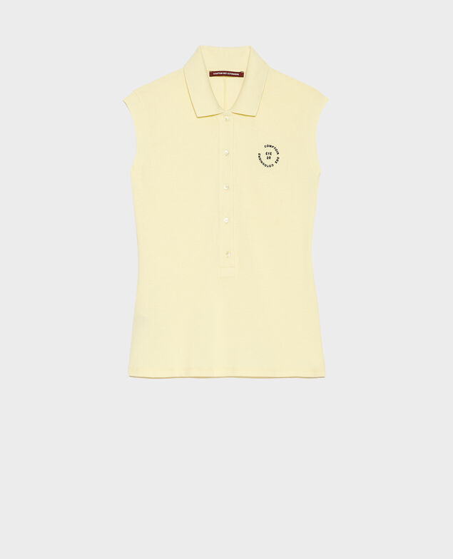 Polo de algodón Tender yellow