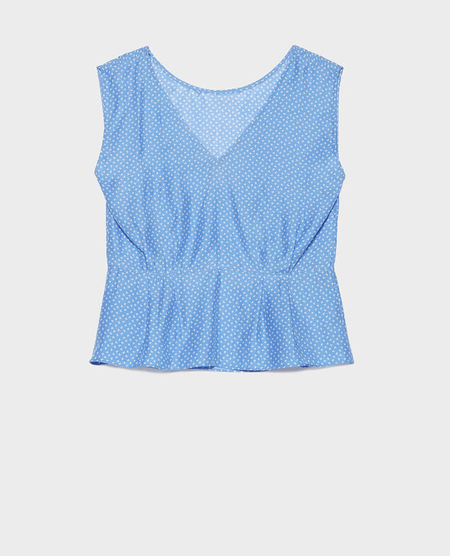 Blusa de seda Memphis persian jewel