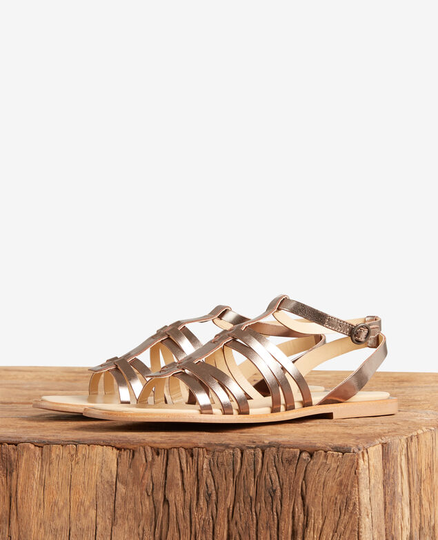 Sandalias planas Bronze