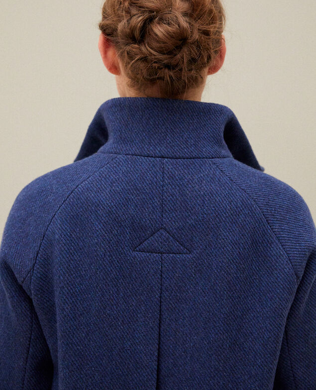 Abrigo con cuello subido Peacoat