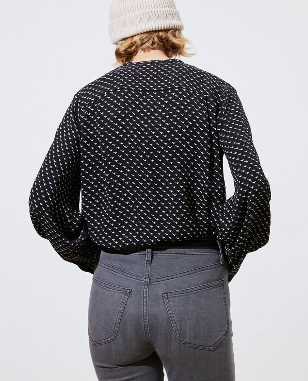 Blusa estampada Birdy black