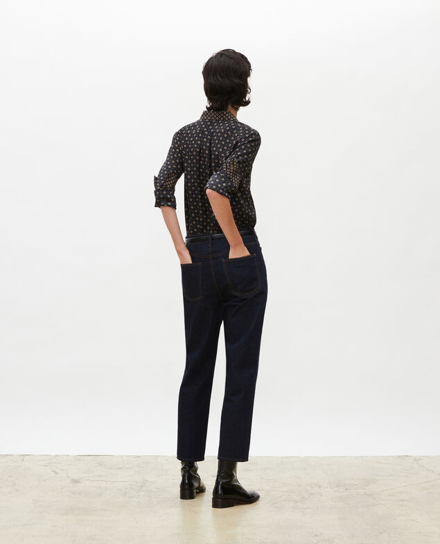 TOMBOY - Jeans amplios talle medio alto y 5 bolsillos Denim rinse