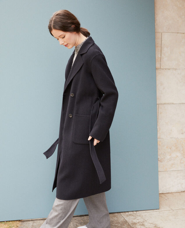 Abrigo de doble cara Dark navy