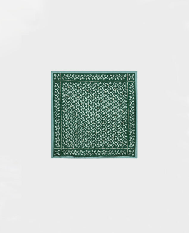 Foulard cuadrado de seda Rain forest