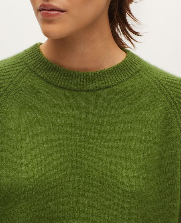 Jersey de cachemir K540 pesto