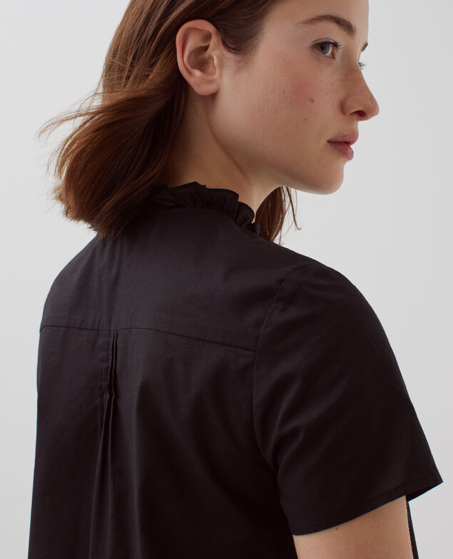 Blusa de manga corta H091 black beauty