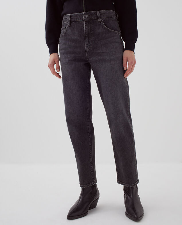 RITA - Jeans slouchy I081 dark gray