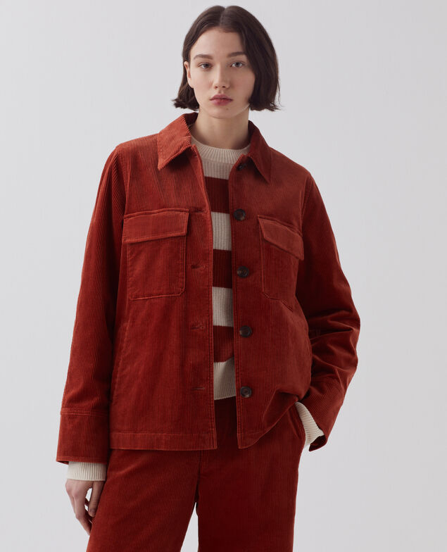 Chaqueta de pana U270 orange