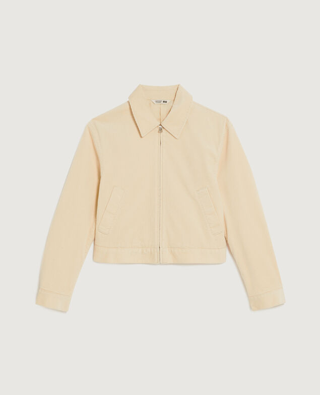 Cazadora de pana U010 off white
