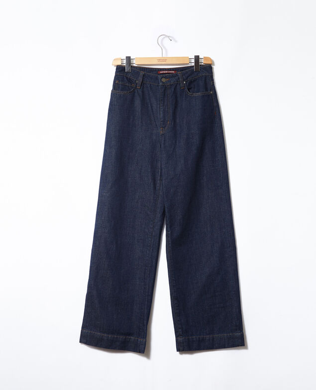 Jeans Wide full length Azul