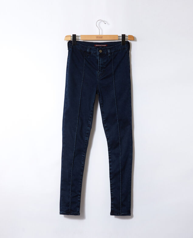 Jeans skinny cropped 7/8 Azul
