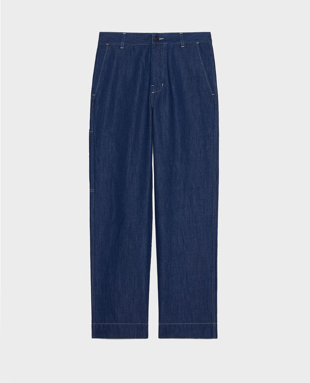 Jeans de pintor Indigo denim