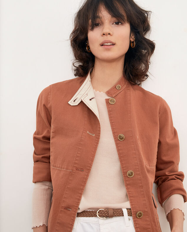 Chaqueta cuello mao Auburn