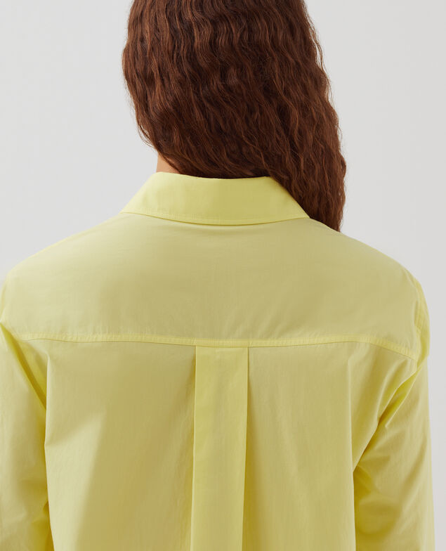 Camisa amplia de algodón H431 blazing yellow