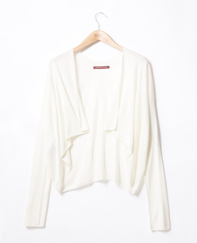 Cárdigan corto Off white