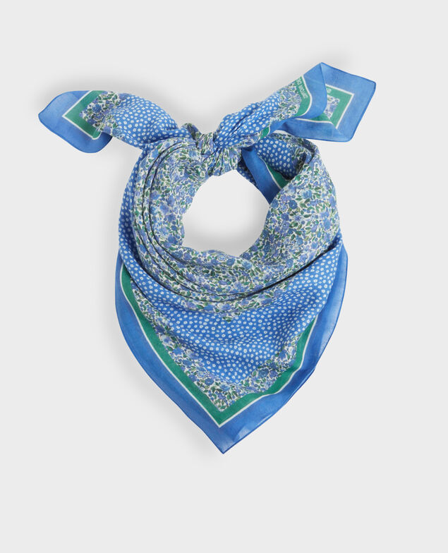Fular de algodón 114 print blue