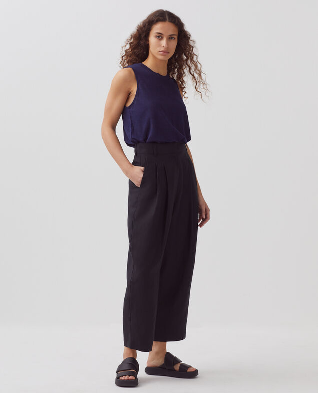 PEGGY - Pantalón carrot H091 black beauty
