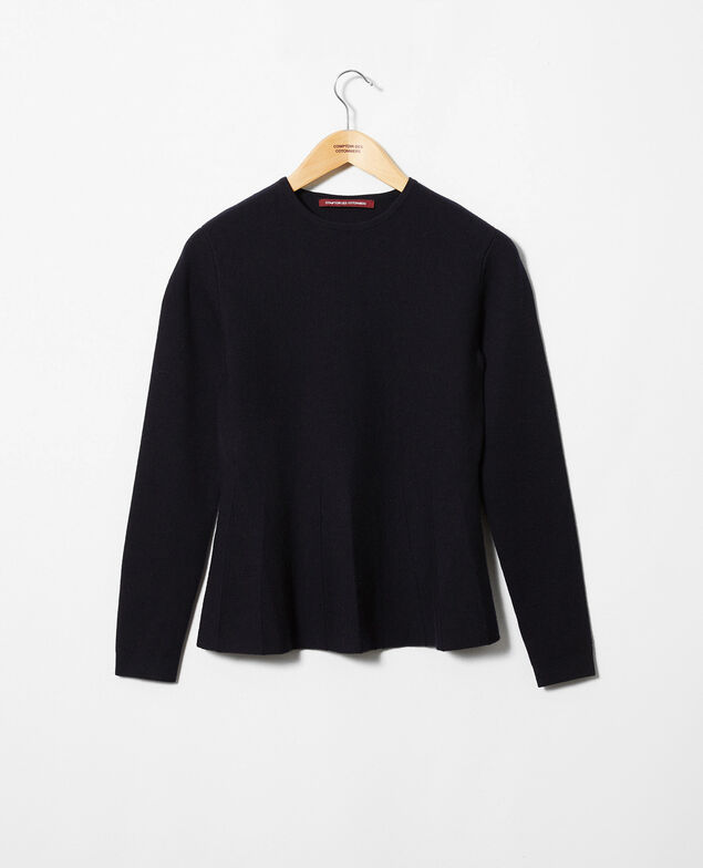 Jersey de cuello redondo Dark navy