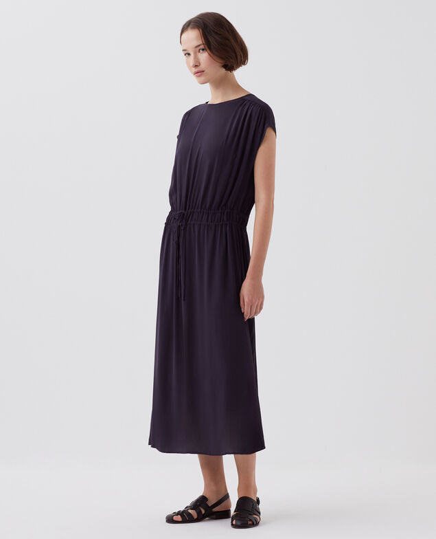 Vestido largo fluido H695 night sky