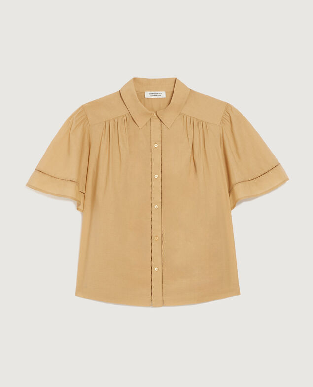 Camisa de gasa de algodón K320 prairie sand