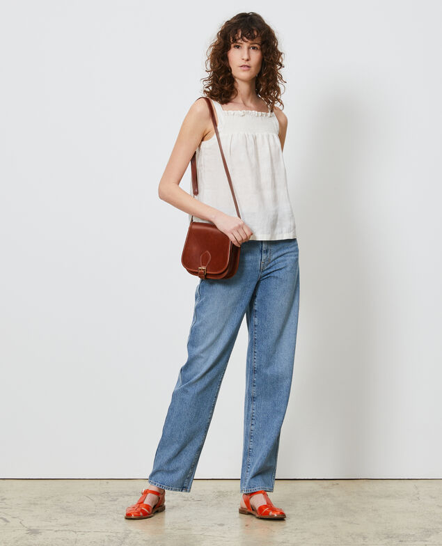 Top de  lino con tirantes Gardenia