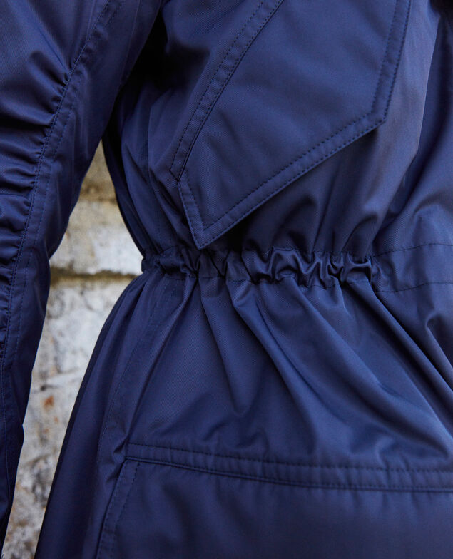 Parka con capucha Evening blue