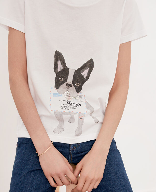 Camiseta Léon Off white