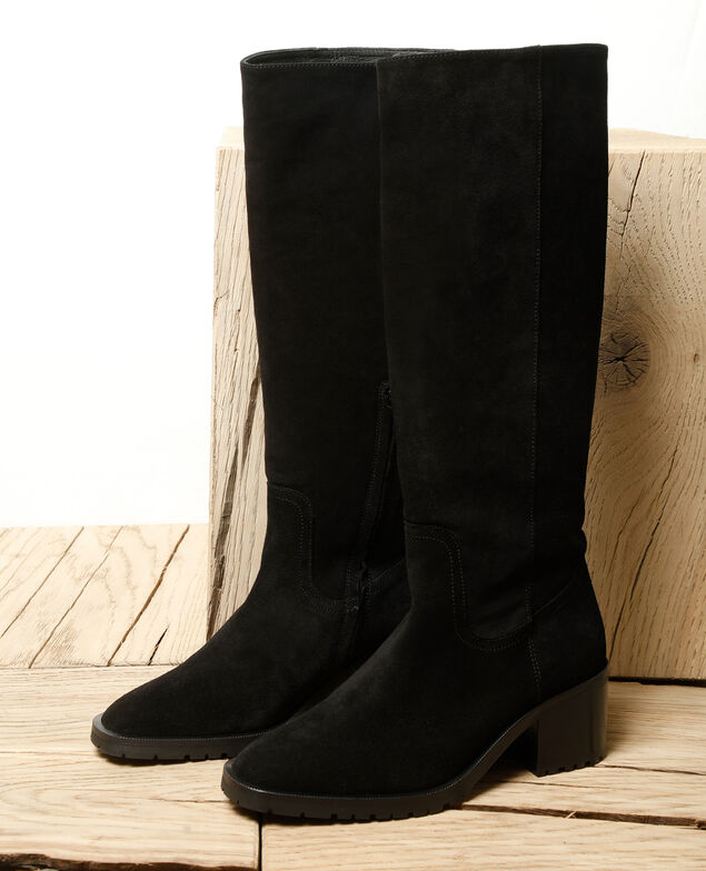 Botas de ante Negro