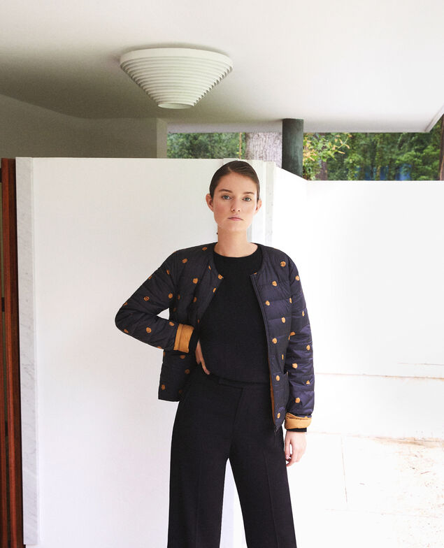 Chaqueta Mademoiselle Plume reversible Ad golden brown