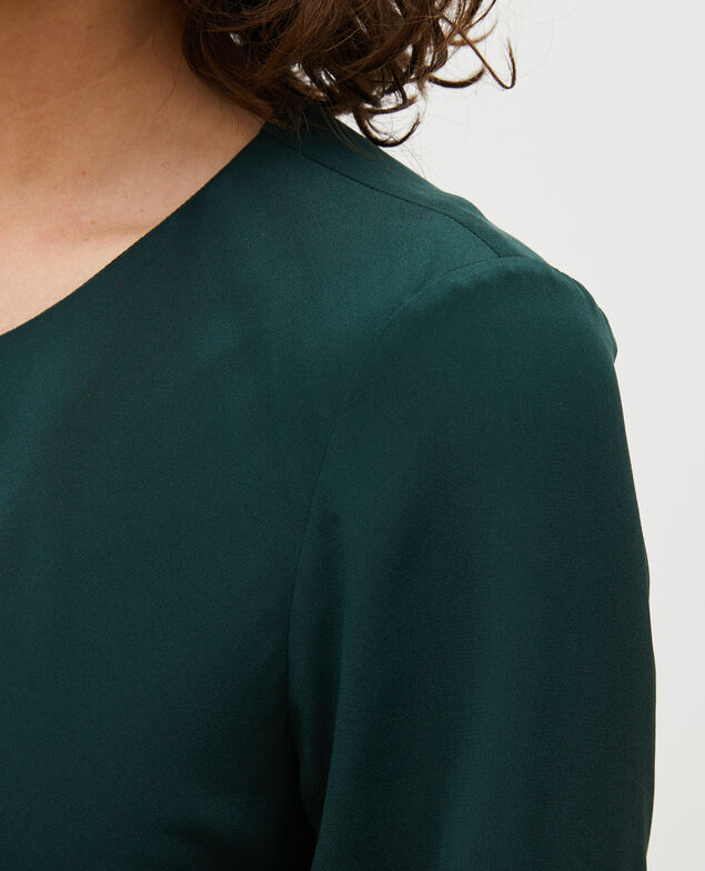 Vestido fluido de seda cortada al bies Scarab