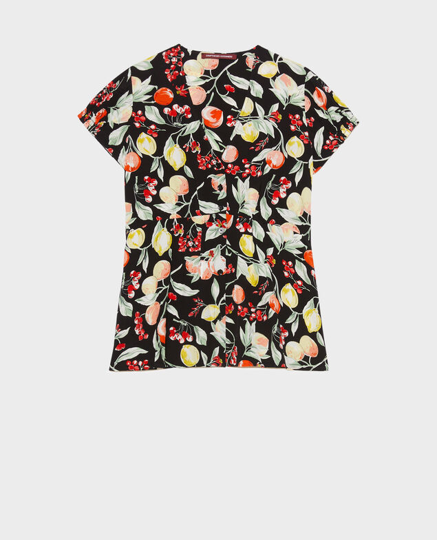 Top corto estampado 103 print black