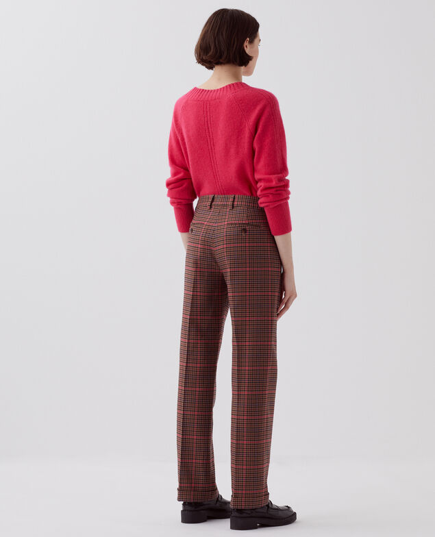 COLETTE - Pantalón recto I121 check pink