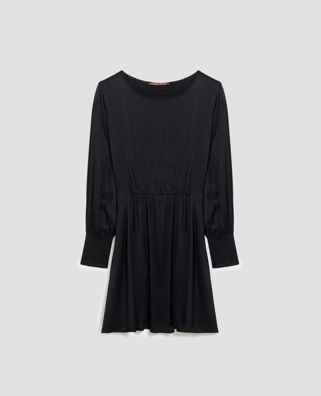 Vestido corto fluido H091 black beauty