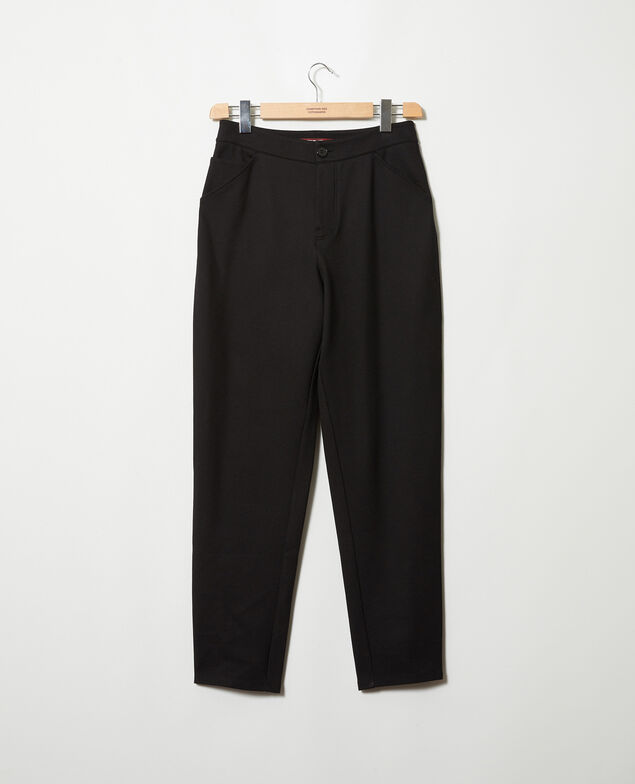Pantalón corte carrot Noir