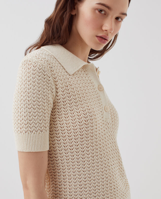 Jersey cuello polo de manga corta H304 albore