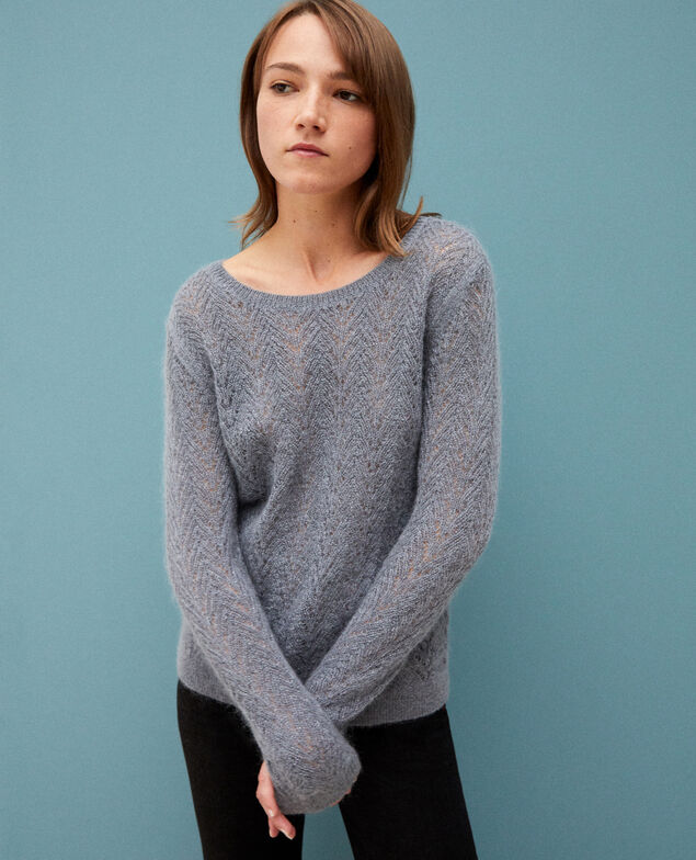 Jersey con mohair y lúrex Quiet shade