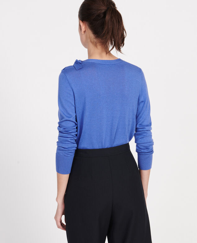 Jersey con seda y cachemir Amparo blue