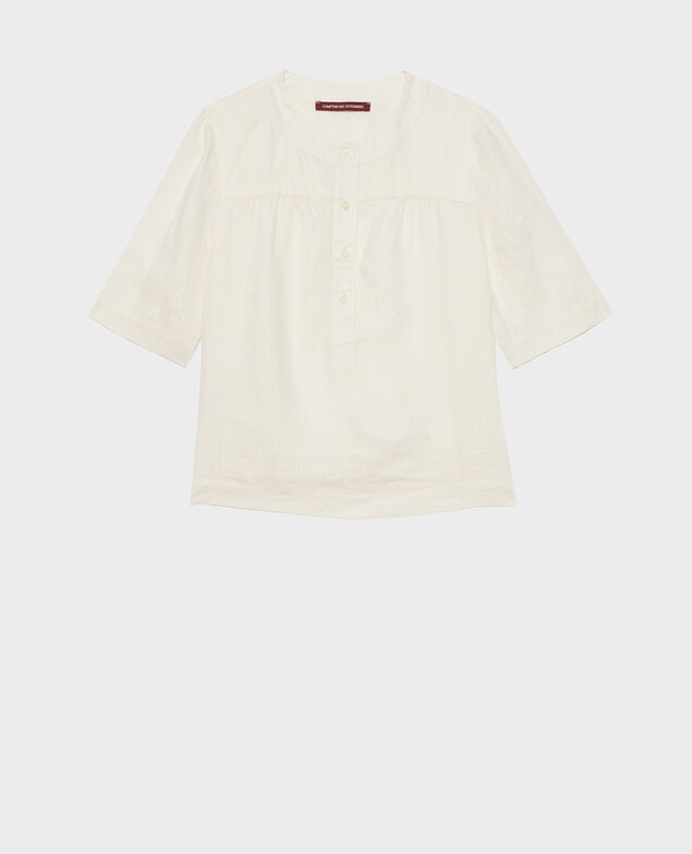 Blusa de lino Gardenia