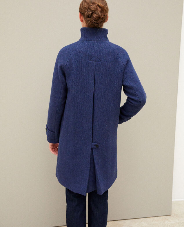 Abrigo con cuello subido Peacoat