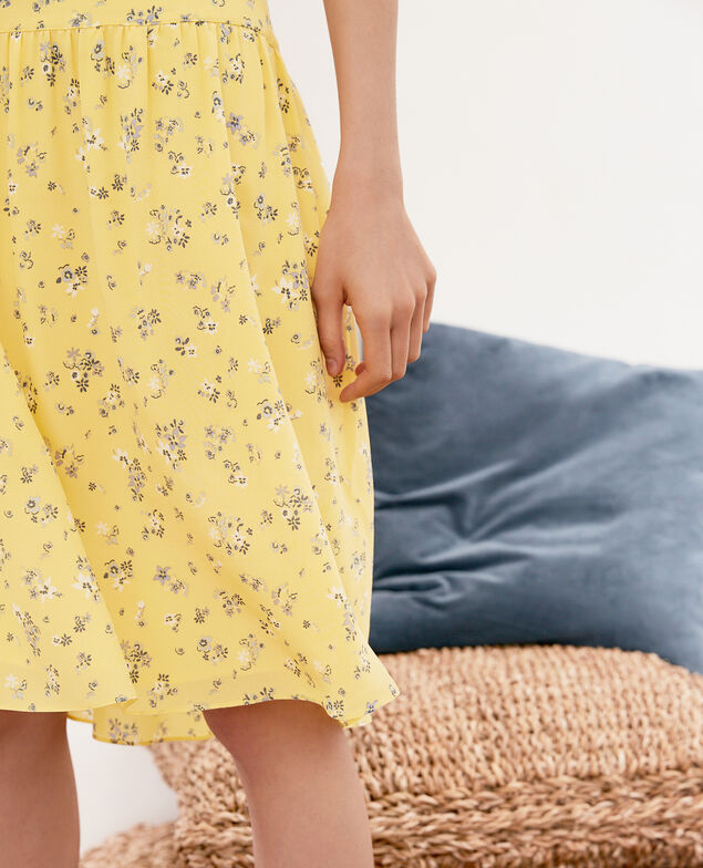 Falda longitud midi Lillybell lemon