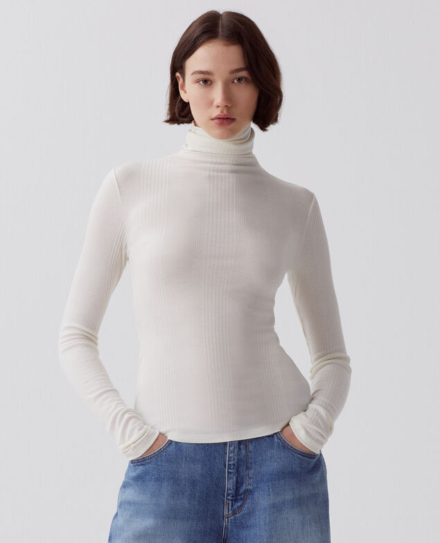 Camiseta de manga larga A040 ivory