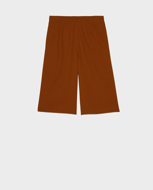 Bermudas de lana lisa Monks robe