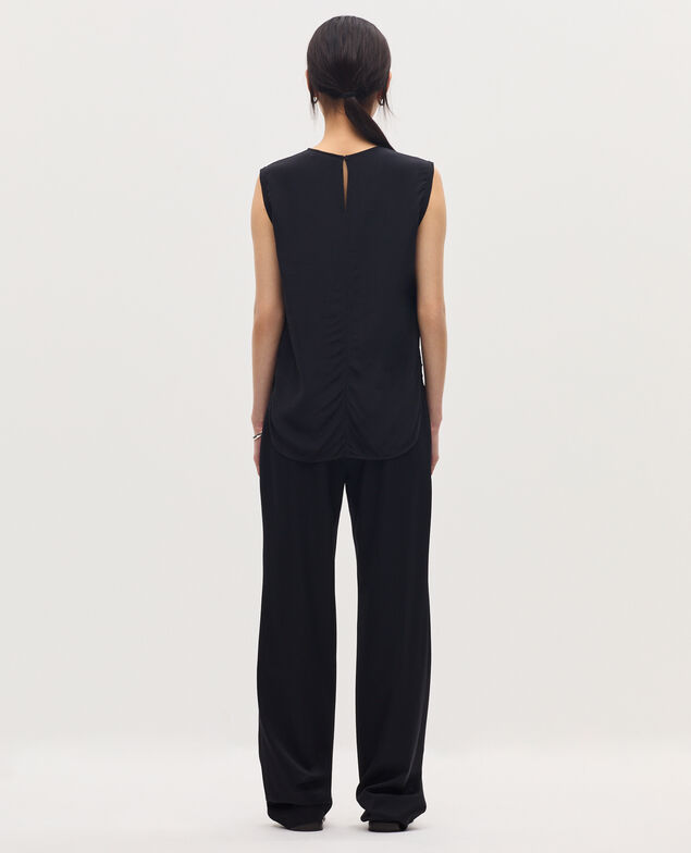 Top fluido sin mangas H091 black beauty