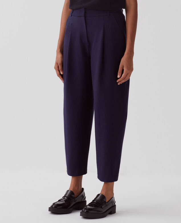 PEGGY - Pantalón carrot I690 maritime blue