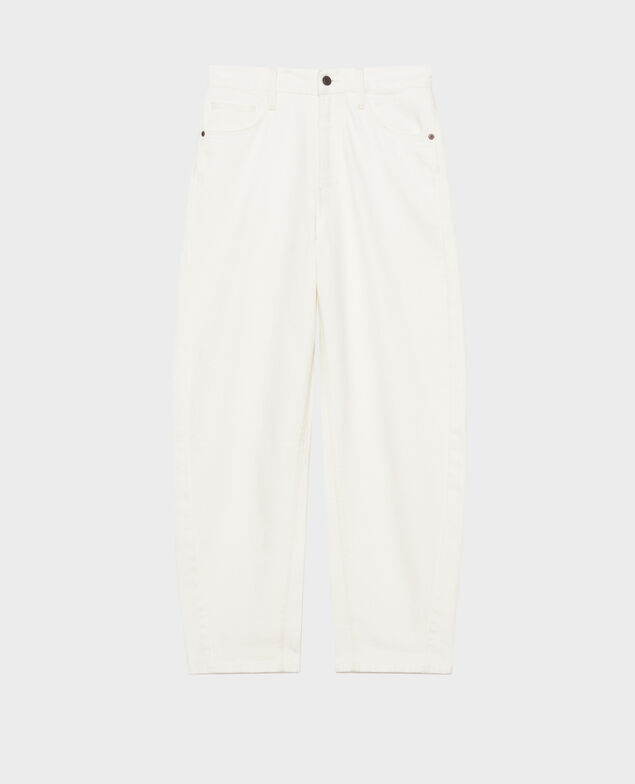 SYDONIE - BALLOON - Jeans 7/8 de algodón 106 denim offwhite