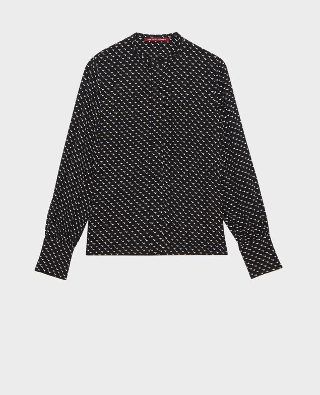 Blusa estampada Birdy black