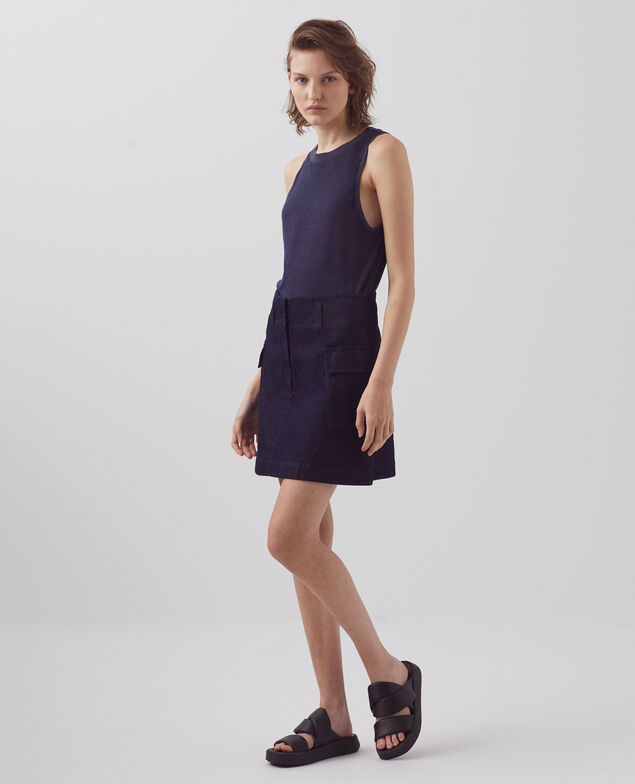 Minifalda cargo H680 rinse